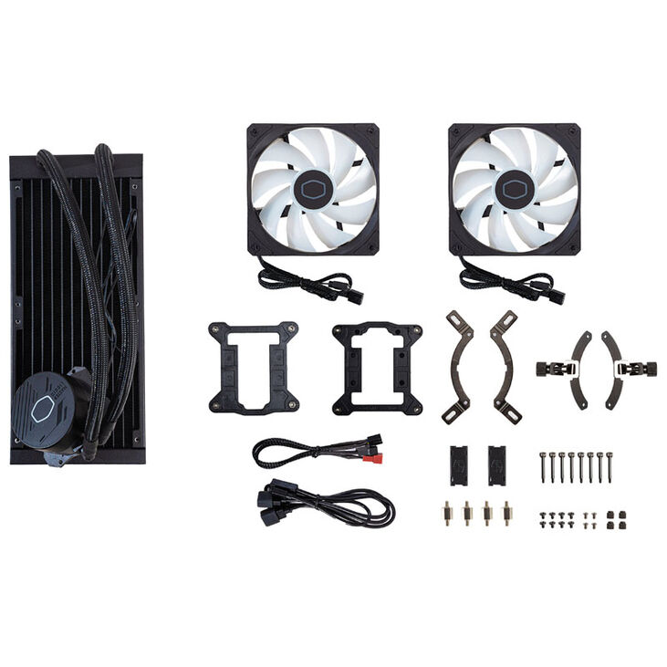 Cooler Master MasterLiquid 240L Core ARGB Komplett-Wasserkühlung - schwarz image number 5