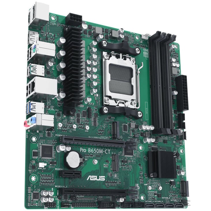 ASUS PRO B650M-CT-CSM, AMD B650 Mainboard, Sockel AM5, DDR5 image number 4
