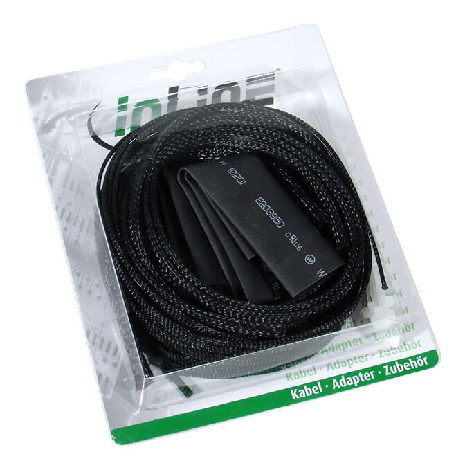 InLine Cable Sleeve Set - black image number 0