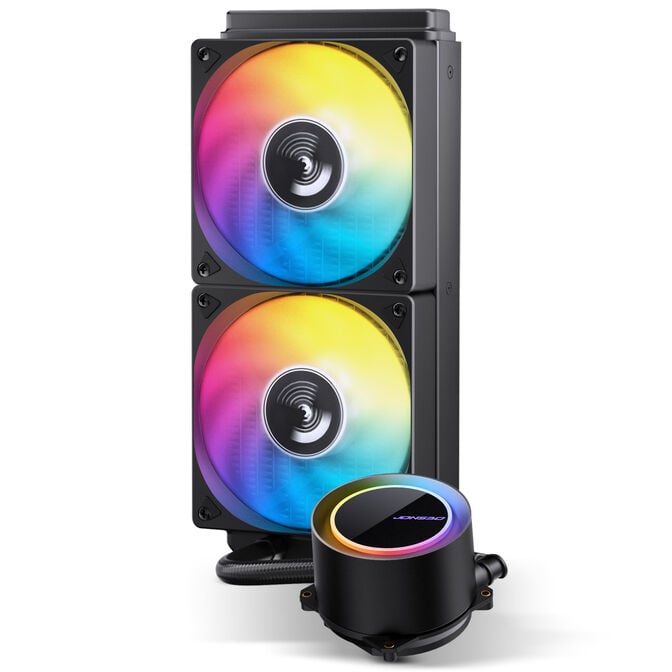 Jonsbo TG-240 AiO Wasserk&uuml;hlung, ARGB - 240mm, schwarz image number 1
