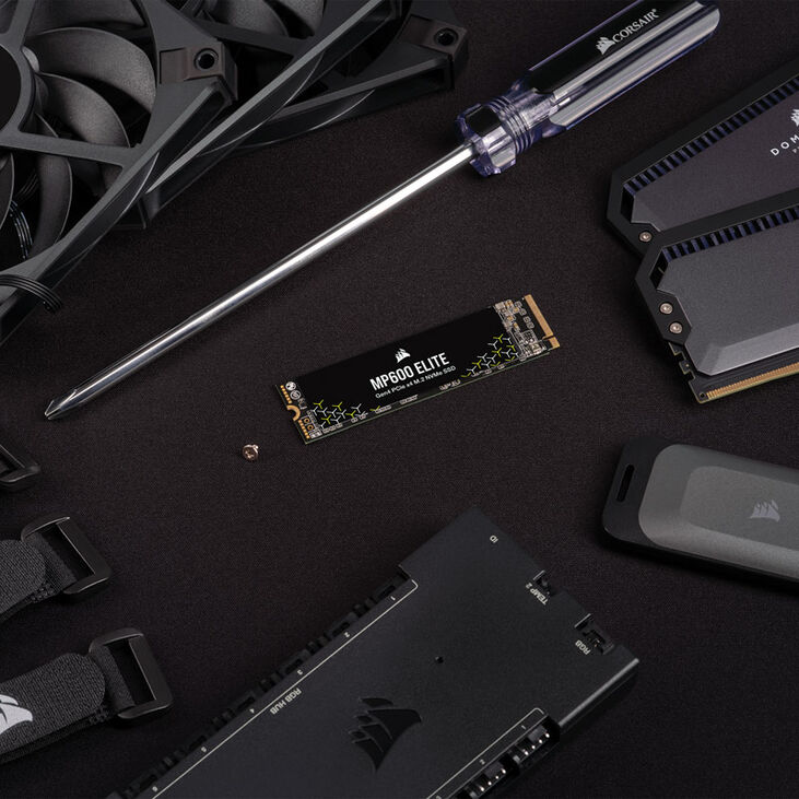 Corsair MP600 Elite NVMe SSD, PCIe 4.0 M.2 Type 2280 - 2 TB image number 9