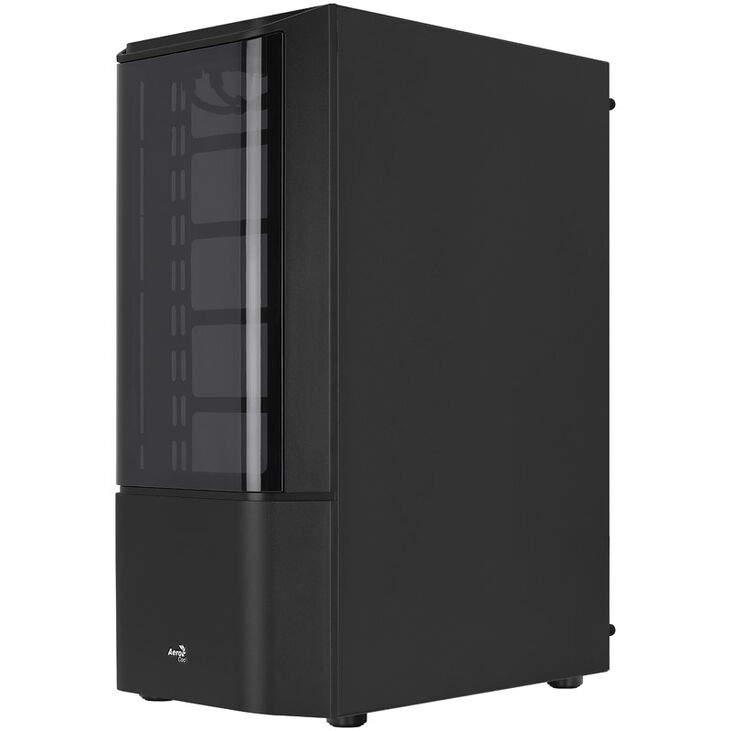 Aerocool Quantum v1 Mid Tower, Tempered Glass - Black image number 7