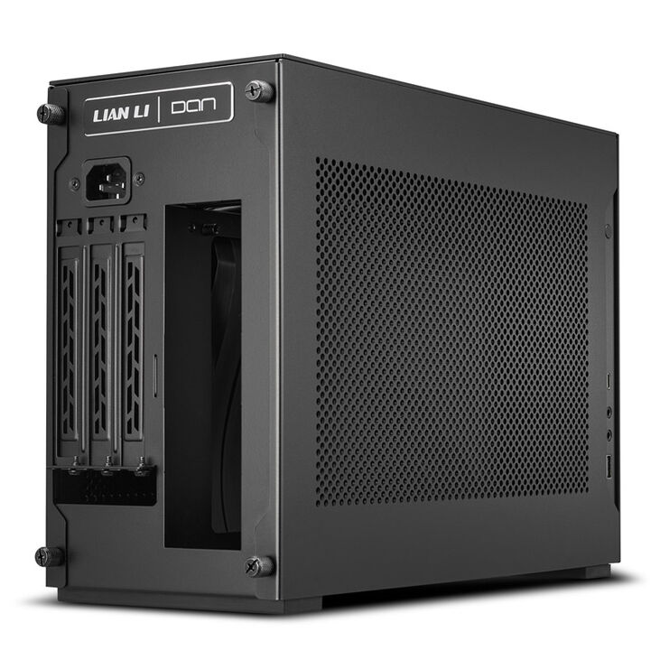 Lian Li DAN Cases A4-H2O X4 Mini-ITX Gehäuse, PCIE4.0 Riserkabel - schwarz image number 3