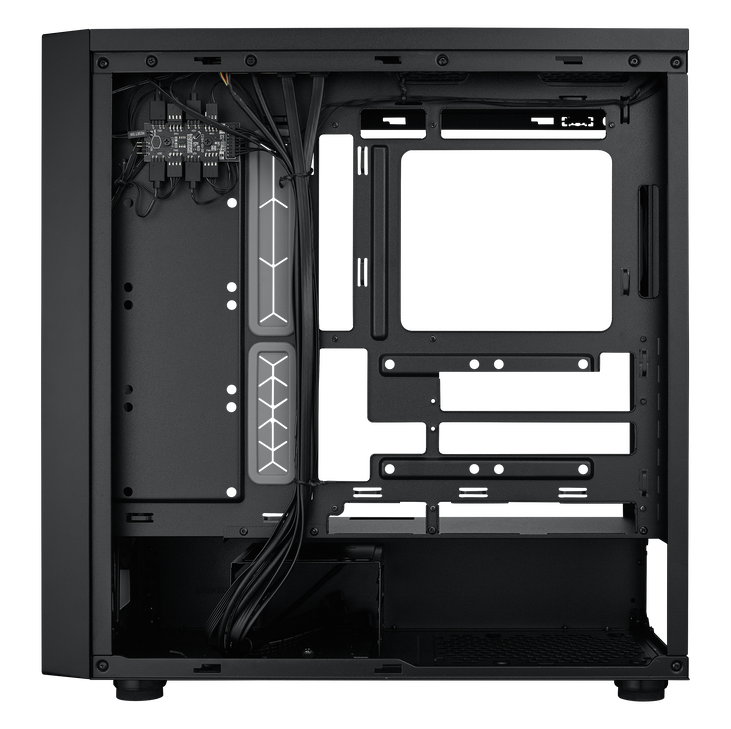 Cooler Master MasterBox 600 ARGB PC-Gehäuse, Midi-Tower, E-ATX, RGB, Tempered Glass - schwarz image number 10