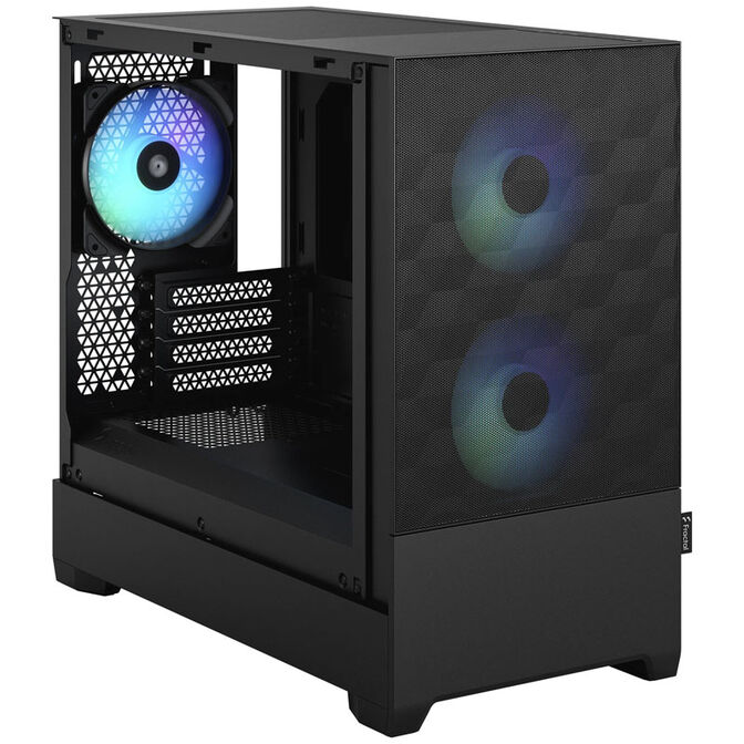 Fractal Design Pop Mini Air RGB Clear Tint Micro-ATX-Geh&auml;use, Tempered Glass - schwarz image number 6