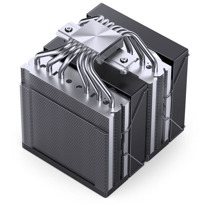 Jonsbo CA80 CPU Cooler, Dual-Tower, 2 x 120mm, PWM, RGB - black image number 5