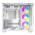 Antec C5 PC case, mid tower, ATX, RGB, tempered glass - white image number null