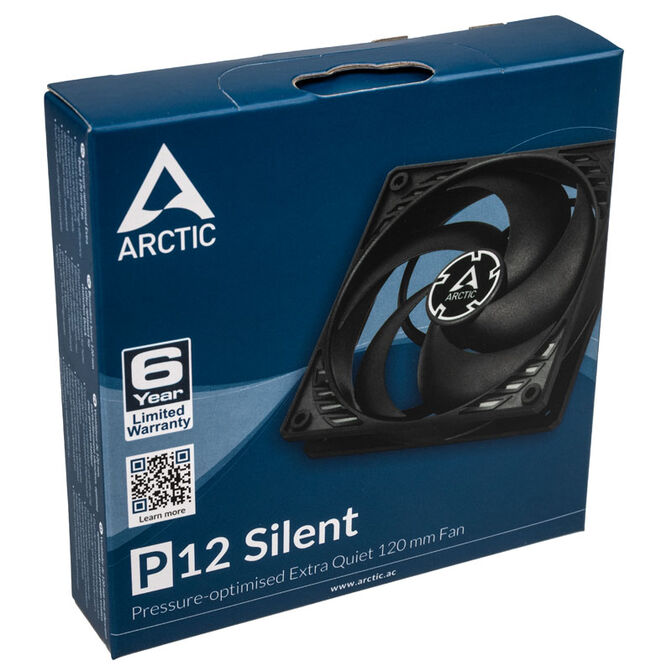 Arctic P12 Silent L&uuml;fter - 120mm, schwarz image number 4