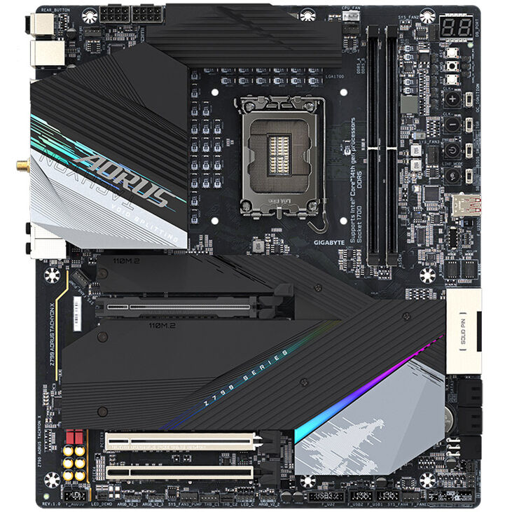 GIGABYTE Z790 Aorus Tachyon X, Intel Z790 Mainboard, Sockel 1700, DDR5 image number 2