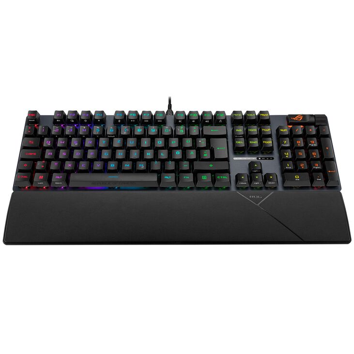 ASUS ROG Strix Scope II RX Gaming Keyboard, RGB - black, ROG RX Red Switches image number 1