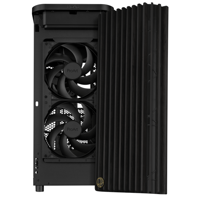 ASUS ProArt PA401 Wood Edition PC-Geh&auml;use, Midi-Tower, ATX - schwarz image number 10