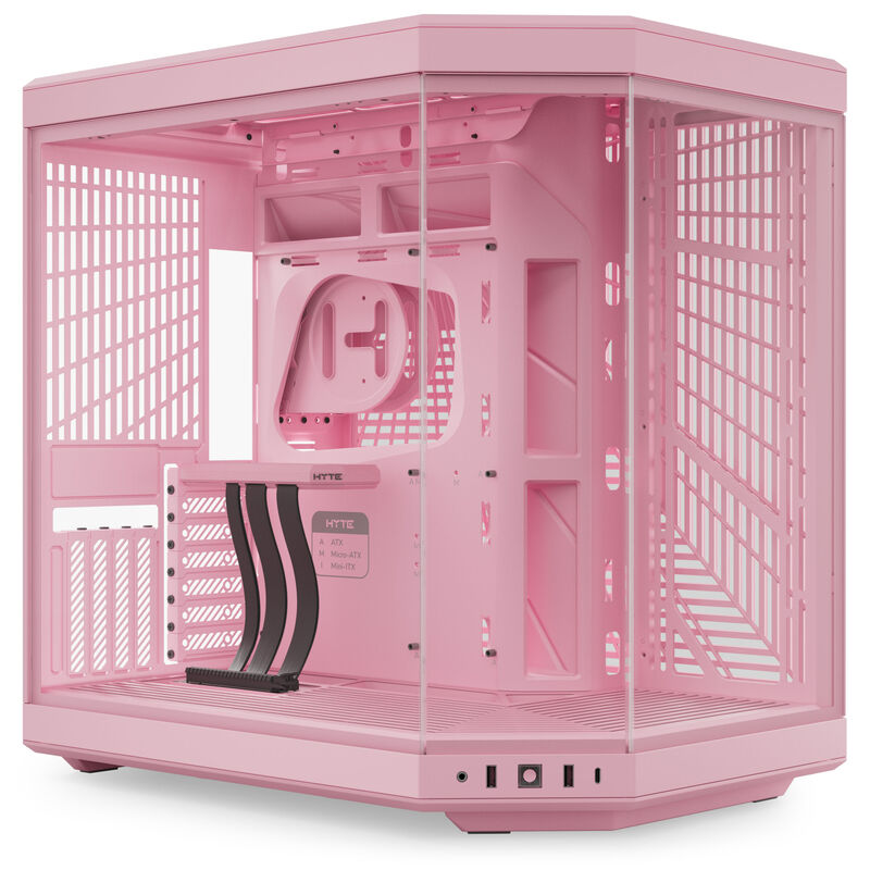 Hyte Y70 Midi-Tower, Tempered Glass - Strawberry Milk