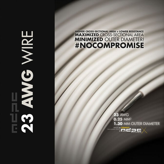 MDPC-X Schaltlitze 23-AWG Creme-White, 1m image number 0