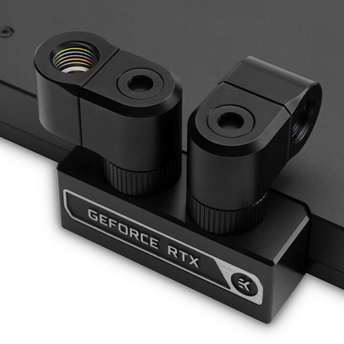 EK Water Blocks EK-Quantum Torque G1/4 inch double extension offset MF 21 - black image number 4