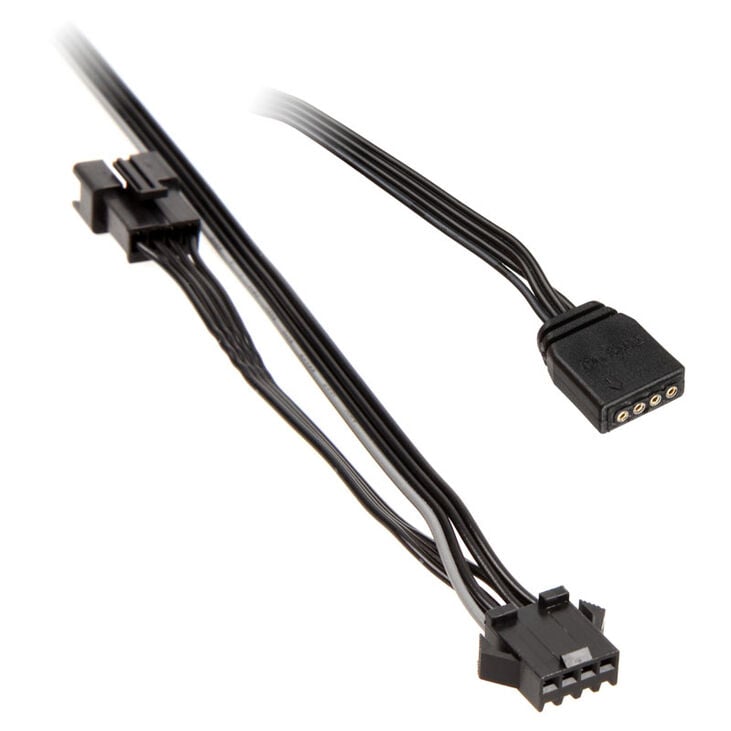 PHANTEKS 4-pin RGB LED adapter cable for motherboards with LED header image number 1
