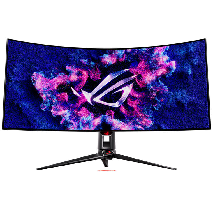 ASUS ROG Swift OLED PG39WCDM, 39-inch curved gaming monitor, 240Hz, OLED, G-SYNC compatible image number 1