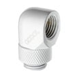Alphacool Eiszapfen L-connector rotatable G1/4 female to G1/4 female - white image number null