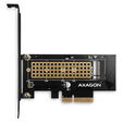 AXAGON PCEM2-N PCIe-3.0-x4-Adapter, 1x M.2-NVMe-SSD, bis 2280 - passive K&uuml;hlung image number null