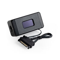Bitspower Durchflusssensor, 2x G1/4 Zoll Anschl&uuml;sse, OLED-Display