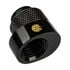 Bitspower X-Cross Adapter G1/4 inch male to G1/4 inch female - 5mm offset, black matte image number null