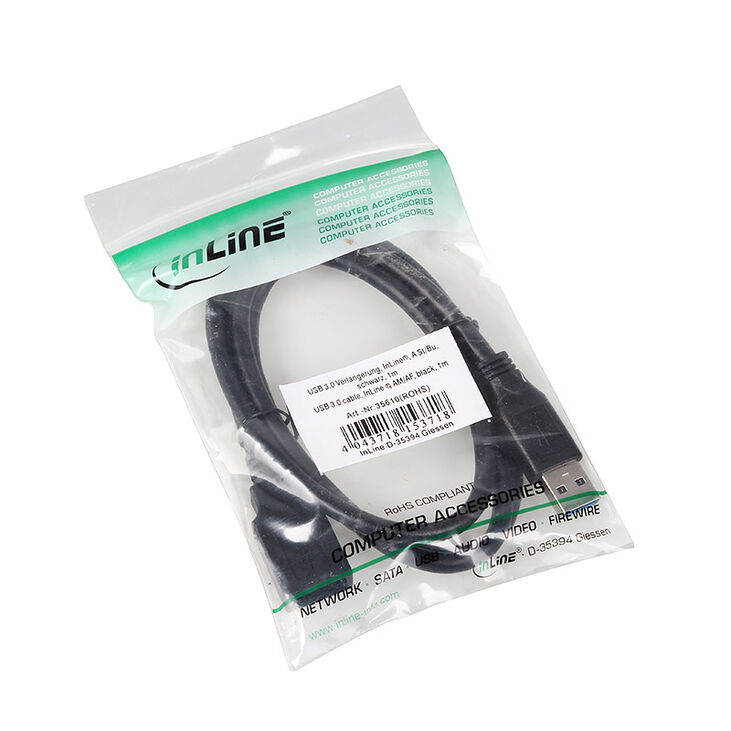 InLine USB 3.0 Verlängerung - 1m image number 2