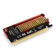 AXAGON PCEM2-S PCIe 3.0 x16 adapter, 1x M.2 NVMe SSD, up to 2280 - passive cooling image number null
