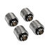 Corsair Hydro X Series XF Anschluss gerade G1/4 Zoll AG auf 13/10mm - 4er Pack, chrome silber image number null