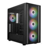 Cooler Master MasterBox 600 ARGB PC-Gehäuse, Midi-Tower, E-ATX, RGB, Tempered Glass - schwarz
