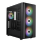 Cooler Master MasterBox 600 ARGB PC-Gehäuse, Midi-Tower, E-ATX, RGB, Tempered Glass - schwarz
