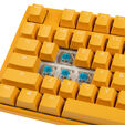Ducky One 3 Yellow Gaming Keyboard, RGB LED - MX-Blue (US) image number null