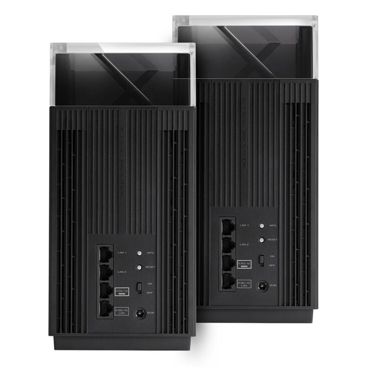 ASUS ZenWiFi Pro ET12, AXE11000, schwarz, 2er-Pack image number 5