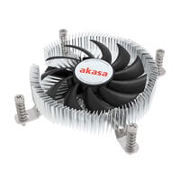 Akasa AK-CC6609EP01 Low Profile CPU Cooler - Socket LGA 1700, 21.8 mm height