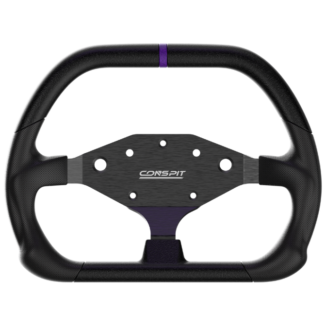 Conspit DX320 Steering Wheel - D-Shape image number 1
