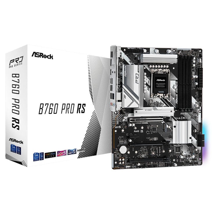ASRock B760 Pro RS, Intel B760 Mainboard - Sockel 1700, DDR5 image number 0