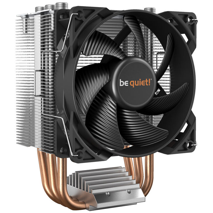 be quiet! Pure Rock Slim 2 CPU-Kühler - 92mm, silber/schwarz image number 0