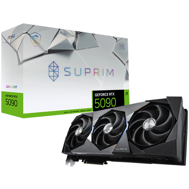 MSI GeForce RTX 5090 32G Suprim SOC, 32768 MB GDDR7 image number 0