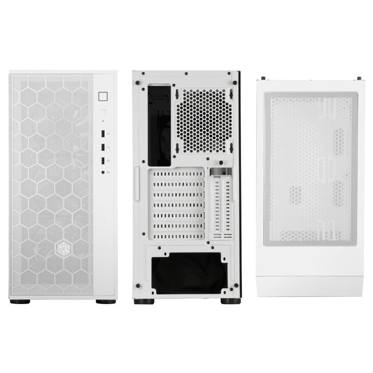 SilverStone Fara R1 V2 Midi-Tower, Tempered Glass - weiß image number 2
