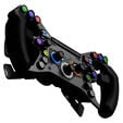 Base Performance Simulators FW1 Formula Wheel Simracing Steering Wheel, RGB &ndash; black/carbon image number null