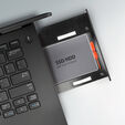 AXAGON RSS-CD09 2.5 Zoll SSD/HDD Adapter f&uuml;r optisches Laufwerk, 9,5 mm, LED image number null
