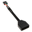 SilverStone Adapter intern USB 3.0 zu intern USB 2.0 - 10cm image number null