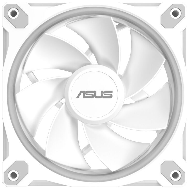 ASUS Prime MR120 ARGB Fan, PWM, Reverse - 120mm, white, pack of 3 image number 7
