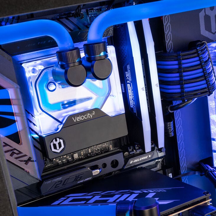 Gaming PC Stormbreakers Rage, Intel Core i9-14900K, NVIDIA GeForce RTX 5090 - Custom water cooling image number 4