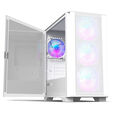 Montech AIR 100 ARGB, Micro-ATX, Tempered Glass - white image number null