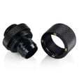 Bitspower G1/4 Compression Fitting CC4 Ultimate for ID 1/2 inch and OD 5/8 inch Tube - Matte Black image number null