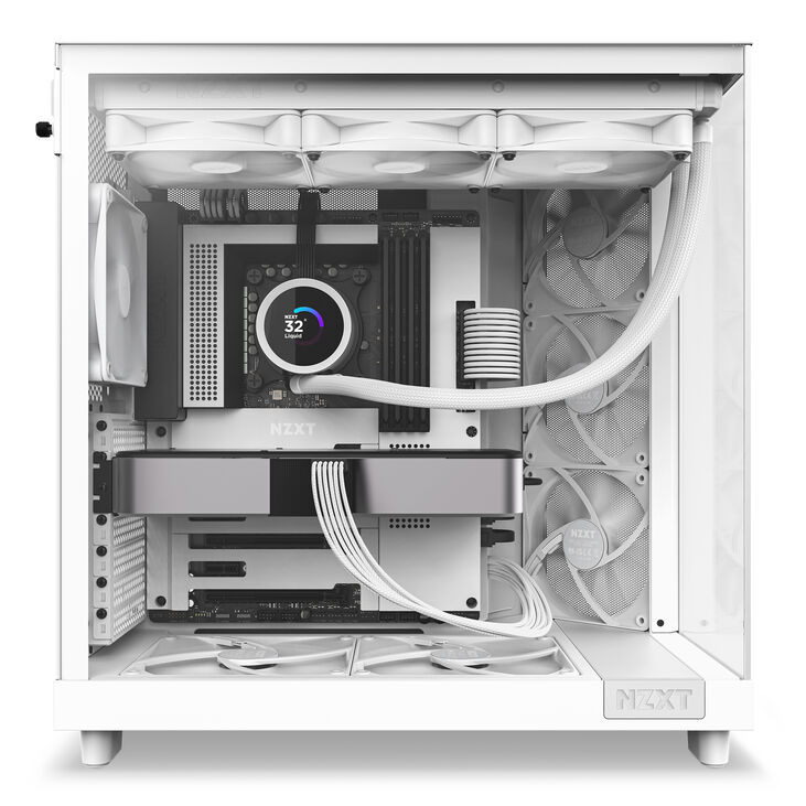 NZXT H6 Flow Midi-Tower - Weiß image number 12