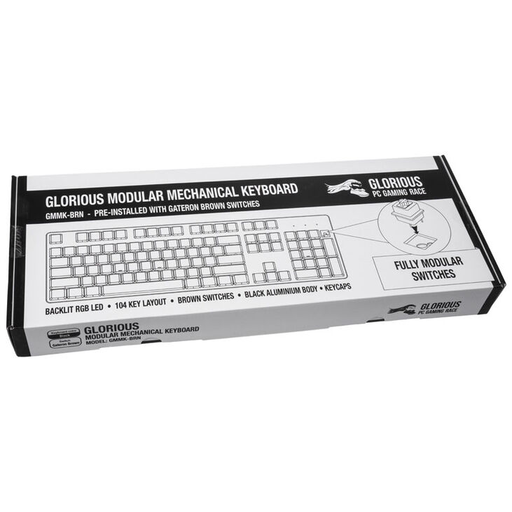 Glorious GMMK Full-Size Keyboard - Gateron Brown, US Layout image number 9