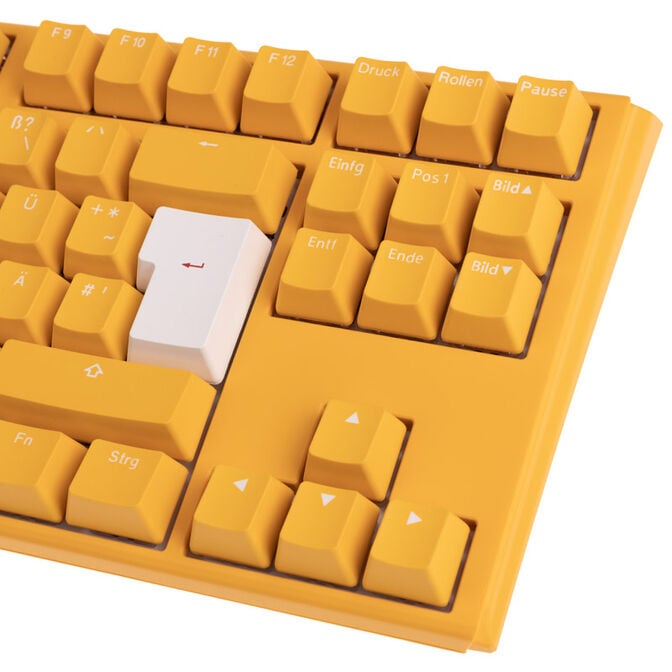 Ducky One 3 Yellow TKL Gaming Tastatur, RGB LED - MX-Clear image number 7