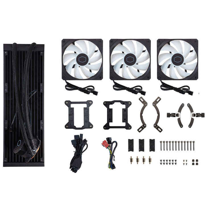 Cooler Master MasterLiquid 360L Core ARGB AIO Cooler - Black image number 5