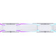 PHANTEKS D30 PWM Regular Airflow D-RGB L&uuml;fter, 3er Pack - 120mm, wei&szlig; image number null