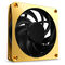 Alphacool Apex Stealth Metal Power Fan 120 mm, 3,000 RPM - gold